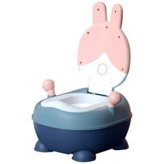 JOJOY® Otroška kahlica za navajanje na stranišče | BUNNYPOTTY Roza