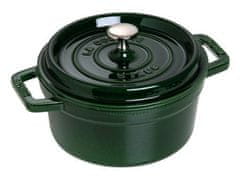 Staub Single ponev Staub Cocotte, 1.7 L, 18 cm, zelena, litega železa, 1 kos, teža 2.7 kg