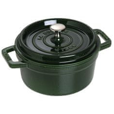 Staub Single ponev Staub Cocotte, 1.7 L, 18 cm, zelena, litega železa, 1 kos, teža 2.7 kg