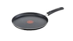 Tefal Tefal Simply Clean B5671053 nepregorna ponev za palačinke, 25 cm, enostavna za čiščenje, aluminij, črna, Thermo-Spot indikator