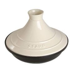 Staub Tajina posoda Staub, 28 cm, bež-črna - elegantna kuhinjska izbira za vsako ljubitelja hrane