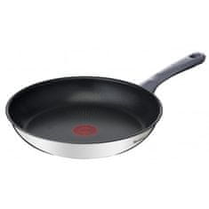 Tefal Tefal Daily Cook G7300455 - Vsestranska ponva iz nerjavečega jekla, 24 cm, primerna za vse vrste štedilnikov, enostavna za čiščenje.