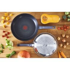 Tefal Tefal Daily Cook G7300455 - Vsestranska ponva iz nerjavečega jekla, 24 cm, primerna za vse vrste štedilnikov, enostavna za čiščenje.