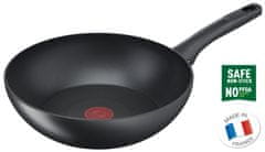 Tefal Tefal G2681972 28 cm okrogla ponva Wok z Titanovo oblogo - primerno za indukcijske, keramične, halogenske in plinske štedilnike