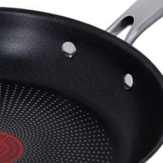 Tefal Tefal DUETTO+ G7320434: Večnamenska ponev, 24 cm, nerjavno jeklo, nedrseča prevleka, primerna za vse vrste kuhališč, enostavno čiščenje.