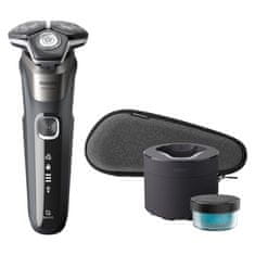 Philips Moški električni brivnik Philips SHAVER Series 5000 S5887/50 - mokro in suho britje s 3 dodatki, hitro polnjenje, prenosni zaklep.