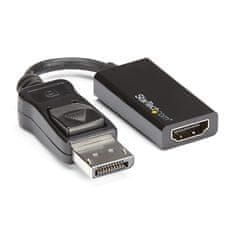 Delta Optical StarTech.com DisplayPort na HDMI Adapter - 4K 60Hz Aktiven DP 1.4 do HDMI 2.0 Video Pretvornik - Kabelski Adapter z Latch DP Priključkom