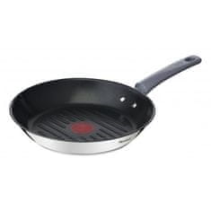 Tefal Tefal Daily Cook G7314055 Okrogla ponev za žar, 26 cm, črna, nelipilna prevleka, primerno za vse vrste kuhališč