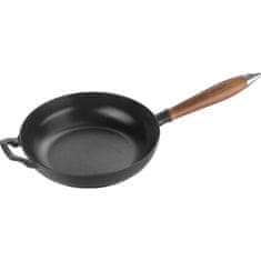 Staub Lita ponev s lesenim ročajem Staub - 24 cm, odlična izbira za vsakodnevno kuhanje in pripravo okusnih jedi.