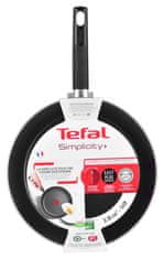 Tefal TEFAL Simplicity 30 cm ponev z neprijemljivo prevleko, primerna za vse vrste štedilnikov, s kazalnikom temperature