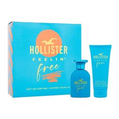 Hollister Feelin' Free Set toaletna voda 50 ml + gel za prhanje 100 ml za moške