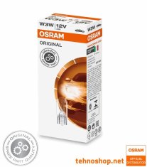 Osram ŽARNICA W3W 2821 ORIGINAL 12V W2.1X9.5d 2BL UNV1