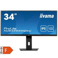 iiyama XUB3493WQSU-B5 86,7cm (34") UWQHD 21:9 IPS HDMI/DP zvočniki monitor