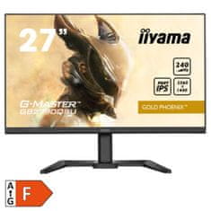 iiyama G-MASTER Gold Phoenix GB2790QSU-B5 68,5cm (27") QHD IPS 240Hz DP/HDMI/USB HDR400 FreeSync zvočniki gaming monitor