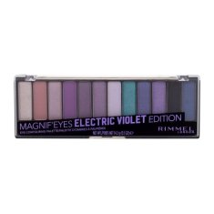 Rimmel Magnif´Eyes Contouring Palette paletka senčil za oči 14.2 g Odtenek 008 electric violet edition