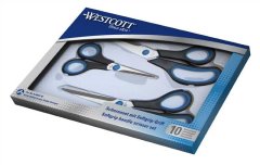 Westcott Škarje set easy grip 14cm, 20cm, 24,7cm 1/3 n-90027 00