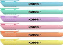 Kores Svetlomeri High Liner Pastel - set 6 barv