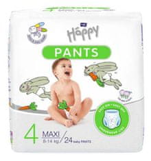 Bella Happy hlače za enkratno uporabo 4 Maxi (8-14 kg) 144 kosov - MESEČNI PAKET