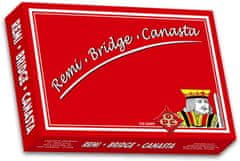 Grafoprint 1026110 Karte Remi, Canasta, Bridge