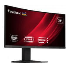 Viewsonic VG3419C 86,36cm (34") UWQHD VA 120Hz DP/HDMI/LAN/USB-C HDR10 KVM Freesync ukrivljen monitor