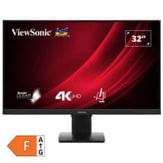 Viewsonic VG3208-4K 81,28 cm (32") 4K UHD VA HDR10 HDMI/DP monitor