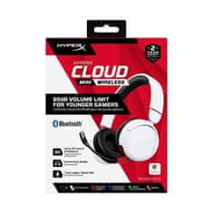 HyperX HP Cloud Mini/BT/Wireless/White-Red