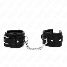 KINK OKOVI ZA ZAPESTJE Kink Rhinestone Buckle Black