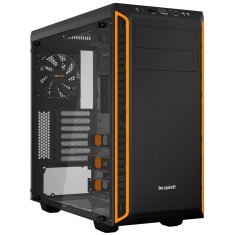 Be quiet! PURE BASE 600 (BGW20) midiATX okno črno/oranžno ohišje