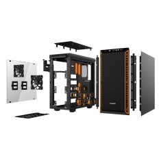 Be quiet! PURE BASE 600 (BGW20) midiATX okno črno/oranžno ohišje