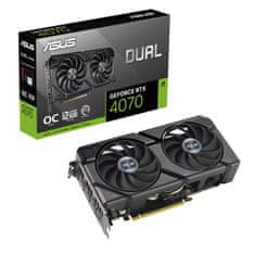 ASUS Dual GeForce RTX 4070 12GB GDDR6X EVO OC (-DUAL-RTX4070-O12G-EVO) grafična kartica