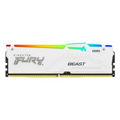 Kingston FURY Beast White RGB 32GB (2x16GB) 6000MT/s DDR5 CL30 KF560C30BWEAK2-32 ram pomnilnik