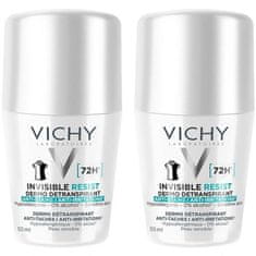 Vichy Set krogličnih antiperspirantov Invisible Resist 72H (Antiperspirant) 2 x 50 ml