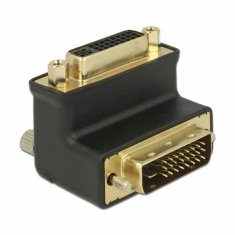 Delock adapter DVI M 24+1 - DVI Ž 24+5 kotni 90° 65866