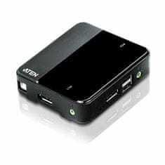 Aten KVM stikalo 2x1 DisplayPort/USB 4K s kabli CS782DP