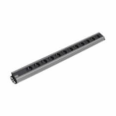 Bachmann razdelilec PDU 12x220V PVC 90° vertikalni 300.002