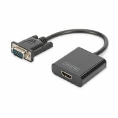 Digitus adapter VGA M-HDMI Ž+avdio DA-70473