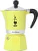 Bialetti Primavera Moka posoda Rumena 6 skodelic, aluminijasta, 300 ml, brez indukcije