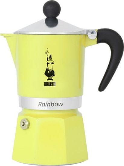 BIALETTI Bialetti Primavera Moka posoda Rumena 6 skodelic, aluminijasta, 300 ml, brez indukcije