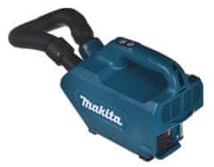 Makita MAKITA DCL184Z 18V brezžični sesalnik z različnimi nastavki, zmogljivost 0.5 L, modra barva, za suho čiščenje