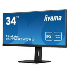 iiyama XUB3493WQSU-B5 86,7cm (34") UWQHD 21:9 IPS HDMI/DP zvočniki monitor