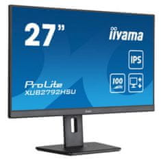 iiyama ProLite XUB2792HSU-B6 68,6cm (27") FHD IPS 100Hz HDMI/DP zvočniki črn monitor