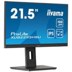 iiyama ProLite XUB2293HSU-B6 54,5cm (21,5") FHD IPS 100Hz HDMI/DP zvočniki črn monitor