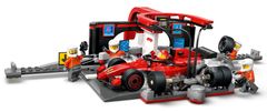 LEGO City 60443 Servisni boks in mehaniki z avtomobilom Ferrari F1