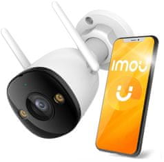 Imou IP Kamere Imou Bullet 3MP IPC-S3EP-3M0WE-0360B - Vrhunska varnostna rešitev z nočno vizijo, vodoodporna, Wi-Fi 6, sadavam v zaprtih prostorih in na prostem