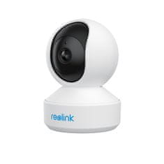 Reolink Reolink E320 - 3MP Notranja Varnostna Kamera s Pan & Tilt, Prepoznavanje Oseb/Pet, Enostavna Namestitev, Wi-Fi 2.4 GHz