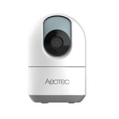 Aeotec Aeotec Cam 360 - Polno HD 1080p Wi-Fi kamera, bela, IP20 zaščita, kompakten dizajn, 2,4 GHz. Idealno za notranje snemanje.