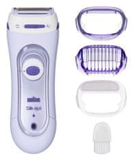 Braun BRAUN Silk-épil LS 5560 Epilator za ženske, lilasta, brezžična, z zamenljivimi britvicami in čistilno krtačo