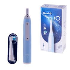 Braun Oral-B IOSERIES3ICE električna zobna ščetka za odrasle, rotacijsko-oscilirajoča, modra, 3 načini čiščenja, senzor pritiska, Bluetooth.