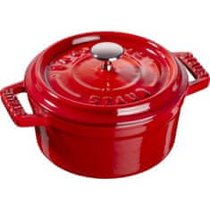 Staub Enojna ponev Staub Minis 0,25 L, železo, 10 cm, češnjevo rdeča, teža 700 g, dostava v 72 urah