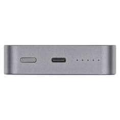 Emos EMOS powerbank WI 1046, 10 000 mAh, 20 W+Wireless, siva